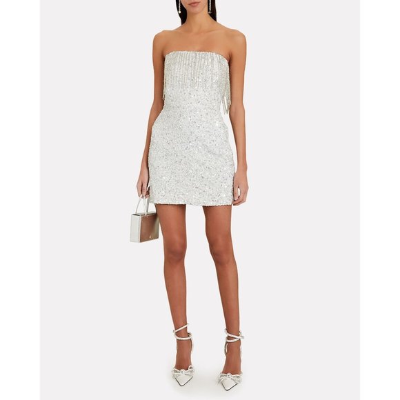 Retrofete Dress Cassandra Strapless Mini in White - Picture 16 of 16